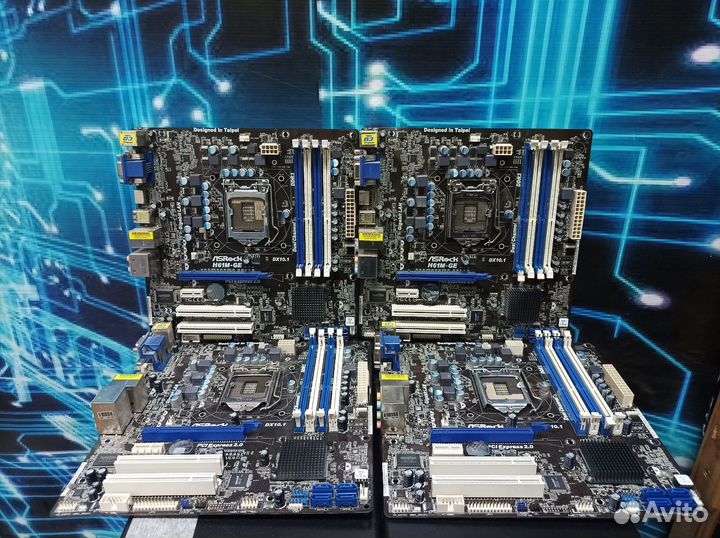 Мат платы ASRock H61M-GE LGA 1155