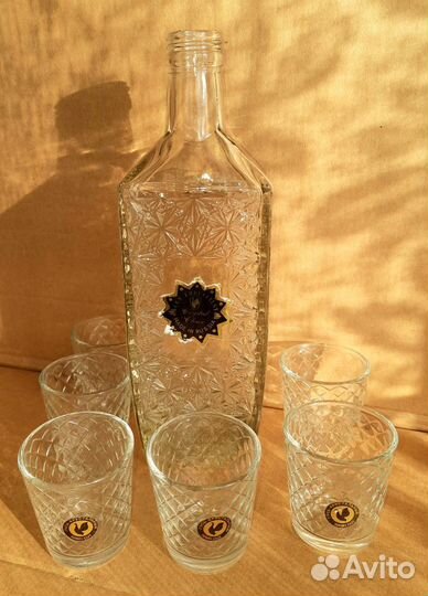 Коньячный набор. Стопки. Хрусталь