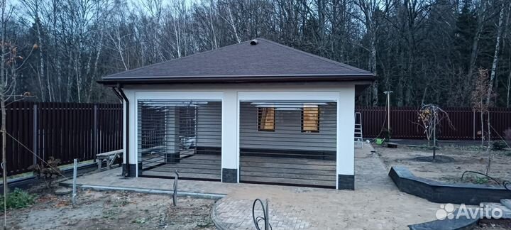 Прозрачные рольставни из монолитного поликарбоната