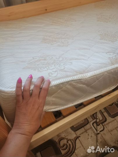 Детская кровать с бортиком от 3 лет с матрасом