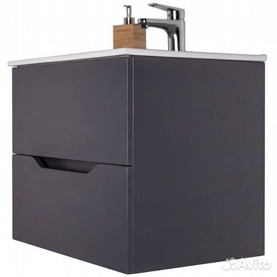 Тумба с раковиной Orange li-60tug+ra Серая