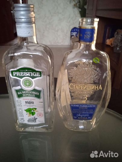 Бутылка стеклянная