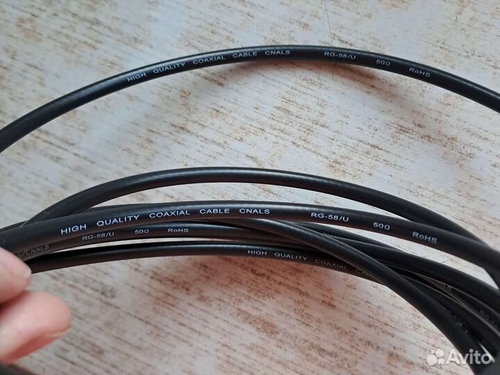 Удлинитель с SMA разъёмами на RG 174 или RG 58