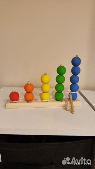 Деревянный сортер монтессори