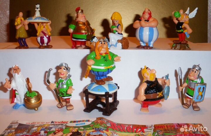 Астерикс и римляне, викинги, юбилей киндер серии