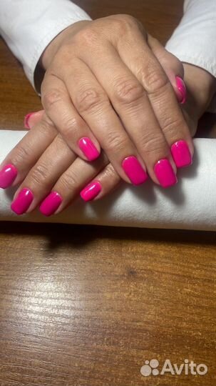 Маникюр наращивание ногтей