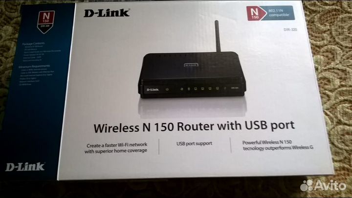 Wi-fi роутер модем D-Link DIR-320