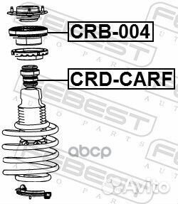 Подшипник опоры амортизатора dodge caravan 07