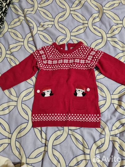 Вещи на девочку пакетом комбинезоны Размер 80-86