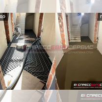 Стяжка пола полусухая от 50м2 за 1 день Рассрочка