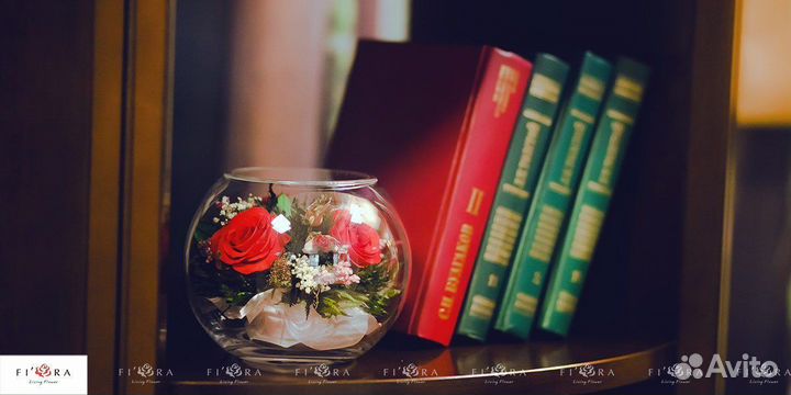 Розы в колбе, цветы в вакууме,подарок к выпускному