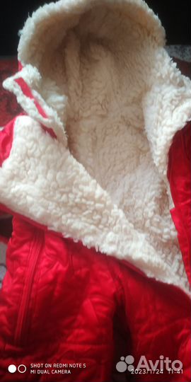 Зимний комбинезон для девочки 78 см