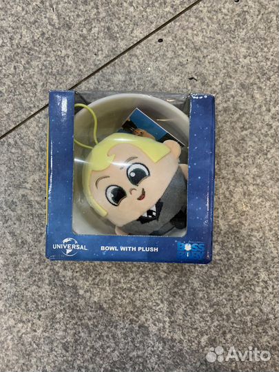 Набор подарочный тарелка с игрушкой