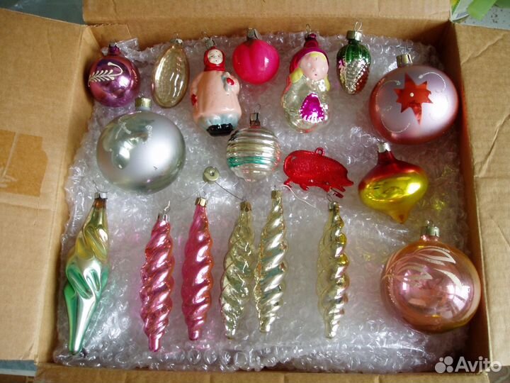 Игрушки новогодние СССР