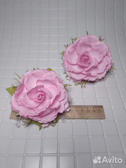 Бантики цветы для волос