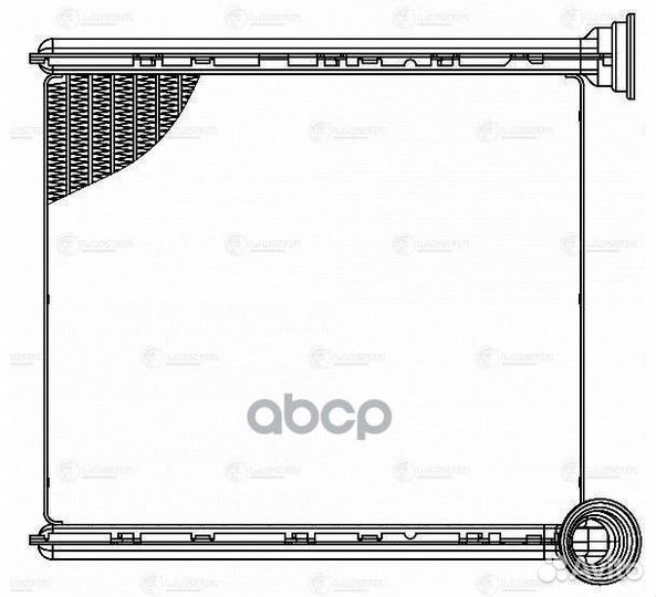 Радиаторы отопителя LRH1835 luzar