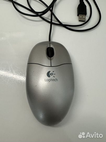 Logitech мышка компьютерная проводная