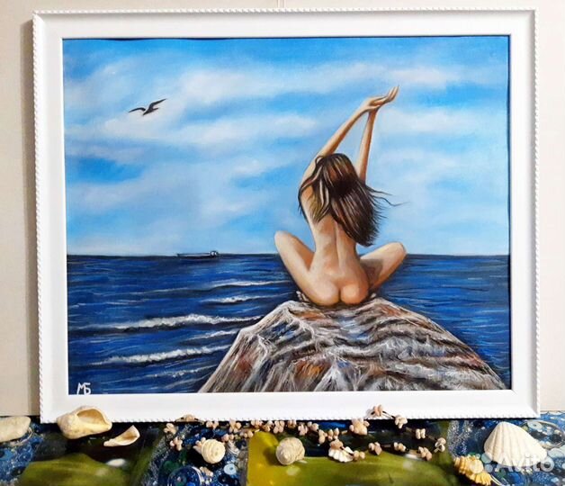 Интерьерная картина в стиле ню 