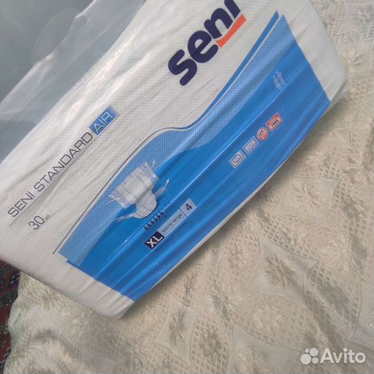 Памперсы для взрослых 4 размер xl