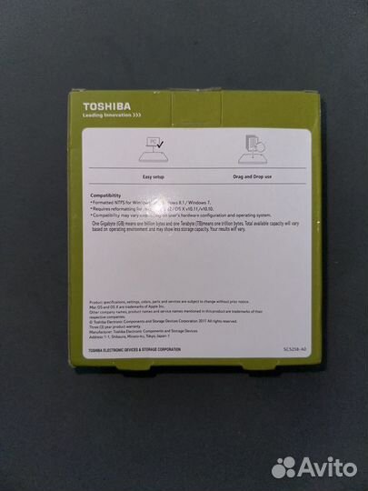 Жесткий диск Toshiba Canvio