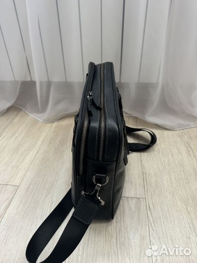 Сумка портфель мужская натуральная кожа mascotte