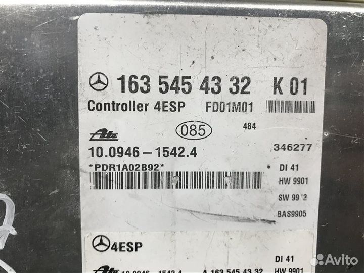 Блок управления ESP Mercedes-Benz M-Class W163