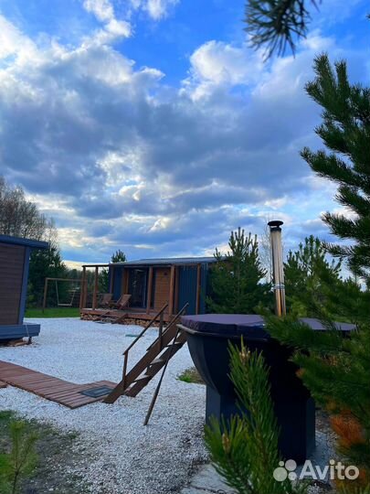 Аренда домика с чаном и баней