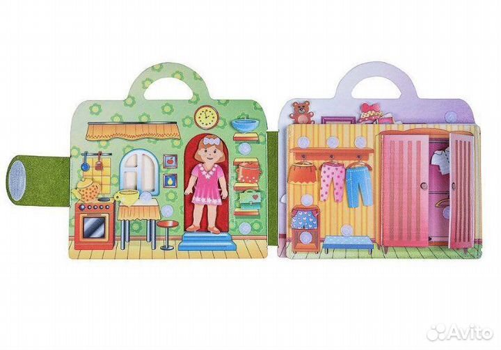 Интерактивная развивающая фетровая книга