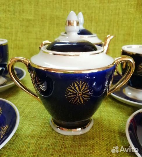 Сервиз довбыш. Посуда кобальт