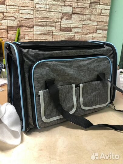 Сумка переноска для собак и кошек большая