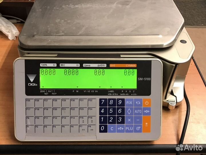 Весы Digi SM-5100. Весы с термопечатью