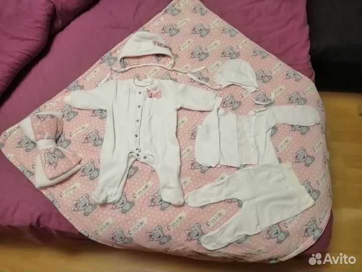 Конверт на выписку, 7 предметов