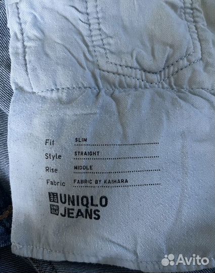 Джинсы Uniqlo синие 34-34