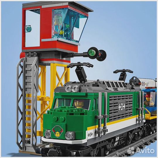 Lego City 60198 Товарный поезд (Оригинал, новый)
