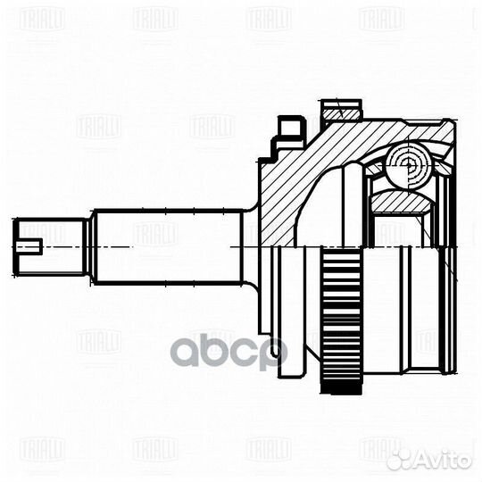 Шрус для а/м Лада 21214 с ABS н/о (наруж.) пе