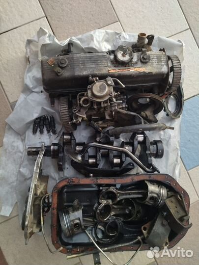 Запчасти двигателя D4BF на Хундай Галопер