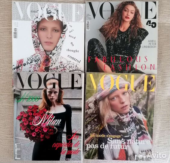 Журналы Vouge зарубежные