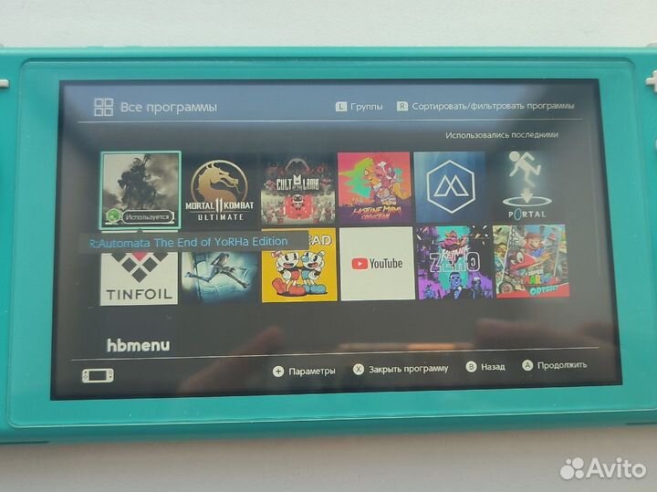 Nintendo switch lite прошитая 128г