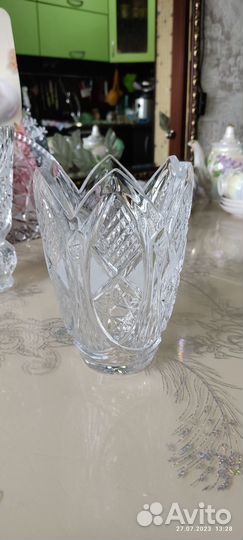 Хрустальная посуда Вазы, Салатницы, Бокалы