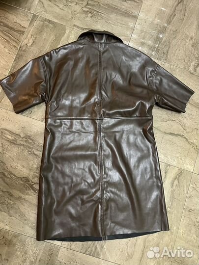 Платье кожаное befree xs