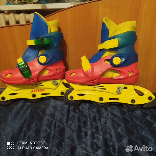 Роликовые коньки детские раздвижные