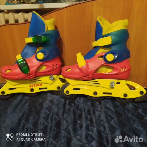 Роликовые коньки детские раздвижные