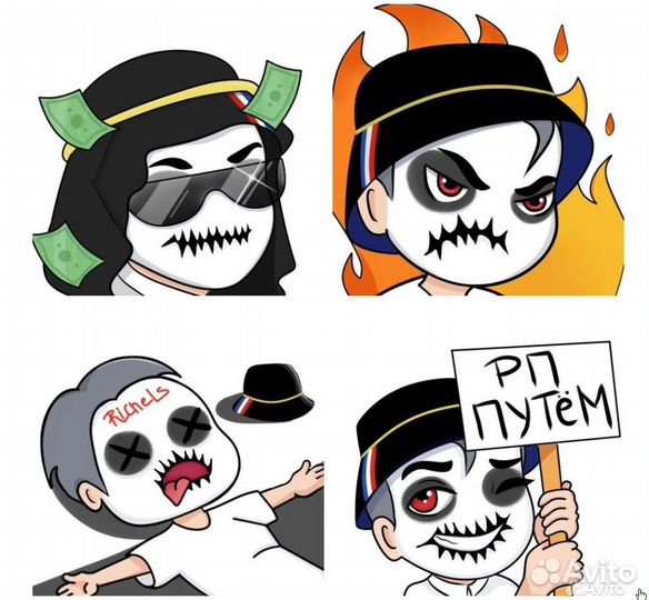 Стикеры для любых соц.сетей