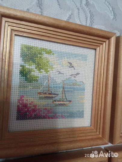 Картина вышитая крестом