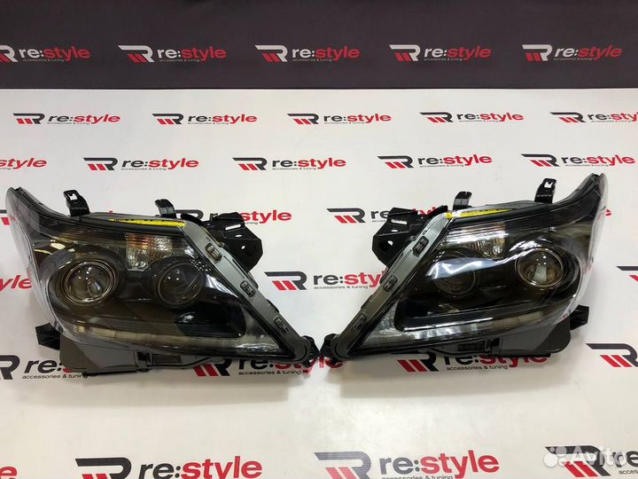 Фары Lexus LX570 12-15г Темные Led Качество