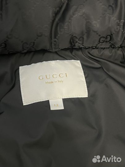 Gucci пуховик оригинал