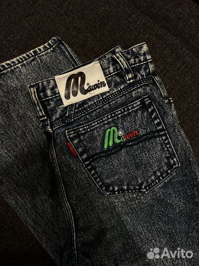 Mawin джинсы вареные бойфренды y2k