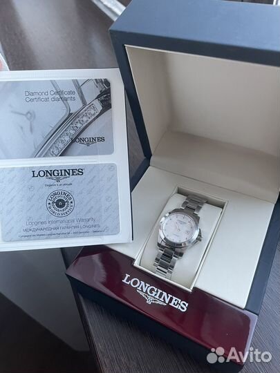 Часы женские longines оригинал с бриллиантами