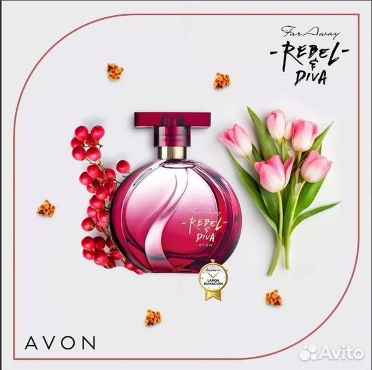 Парфюмерная вода Avon Far Away Rebel & Diva 50мл
