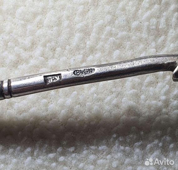 Чайная ложка. Серебро 84 проба